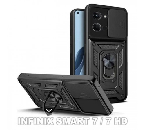 Чохол до мобільного телефона BeCover Military Infinix Smart 7 (X6515) / 7 HD (X6516) Black (710138) Чохол до мобільного телефона BeCover Military Infinix Smart 7 (X6515) / 7 HD (X6516) Black (710138)