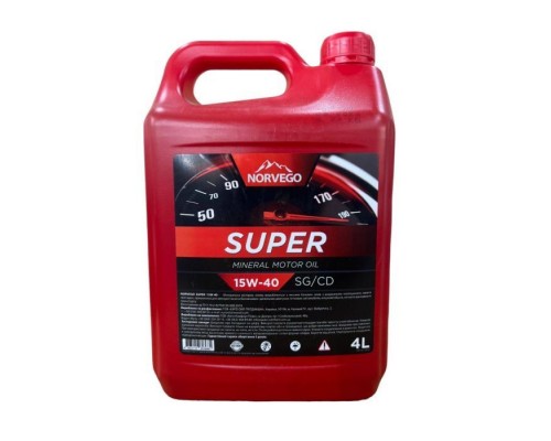 Моторна олива NORVEGO SUPER 15W40 4л Моторна олива NORVEGO SUPER 15W40 4л
