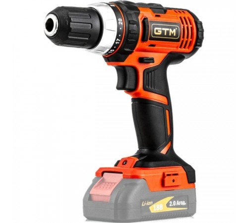 Шуруповерт GTM DS18/40P, 18В, 40Нм, 2шв, (без АКБ и ЗУ) (DS18/40P_BARE TOOL) Шуруповерт GTM DS18/40P, 18В, 40Нм, 2шв, (без АКБ и ЗУ) (DS18/40P_BARE TOOL)