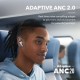Наушники Anker SoundCore Liberty 4 NC Clear White (A3947G21)
