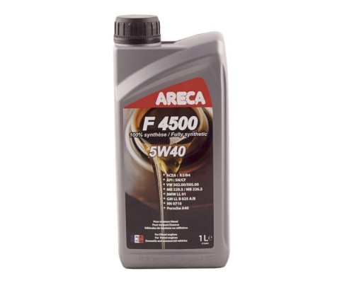 Моторна олива Areca F4500 5W-40 1л (50908) Моторна олива Areca F4500 5W-40 1л (50908)