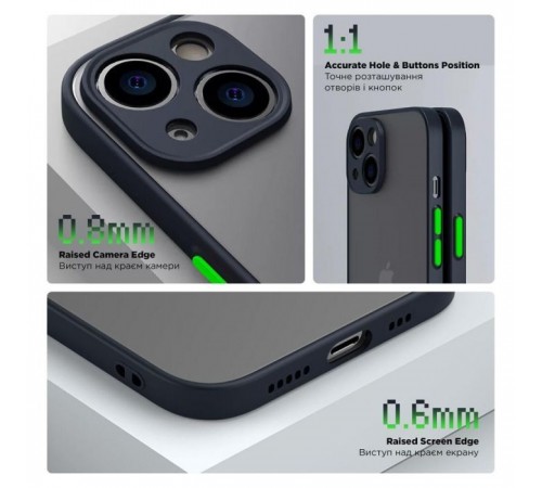Чохол до мобільного телефона Armorstandart Frosted Matte Xiaomi Redmi Note 13 5G Navy Blue (ARM71883) Чохол до мобільного телефона Armorstandart Frosted Matte Xiaomi Redmi Note 13 5G Navy Blue (ARM71883)