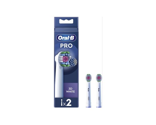 Насадка для зубної щітки Oral-B Pro 3D White, 2 шт (8006540847183) Насадка для зубної щітки Oral-B Pro 3D White, 2 шт (8006540847183)