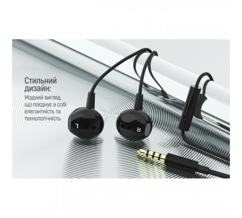 Наушники ColorWay Slim 3.5 mm Wired Earphone Blast 1 Black (CW-WD01BK) Наушники ColorWay Slim 3.5 mm Wired Earphone Blast 1 Black (CW-WD01BK)