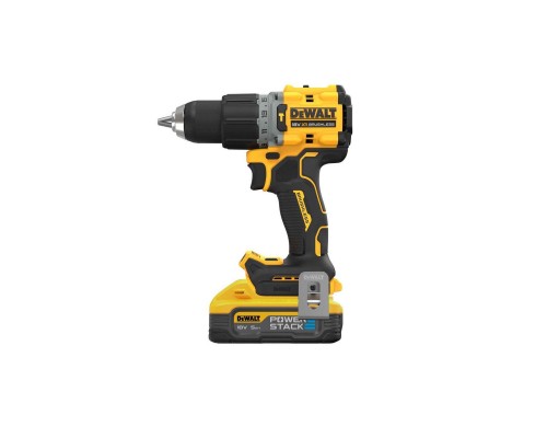 Шуруповерт DeWALT XR Li-Ion PowerStack 18 В, 2x5Ah, 90 Нм, 0-650/0-2000 об/мин, TSTAK (DCD805H2T)