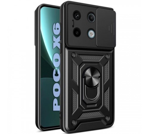 Чохол до мобільного телефона BeCover Military Poco X6 Black (711006) Чохол до мобільного телефона BeCover Military Poco X6 Black (711006)