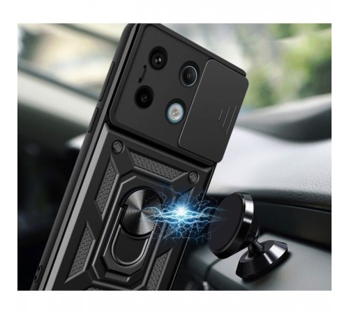 Чохол до мобільного телефона BeCover Military Poco X6 Black (711006) Чохол до мобільного телефона BeCover Military Poco X6 Black (711006)