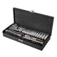 Набор инструментов Neo Tools 63шт, 1/4", CrV, металлический кейс (10-008)