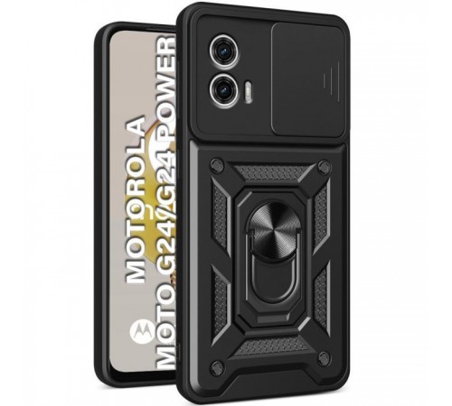 Чохол до мобільного телефона BeCover Military Motorola Moto G24/G24 Power Black (710722) Чохол до мобільного телефона BeCover Military Motorola Moto G24/G24 Power Black (710722)