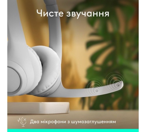 Навушники Logitech Zone 300 Bluetooth Off-White (981-001417) Навушники Logitech Zone 300 Bluetooth Off-White (981-001417)