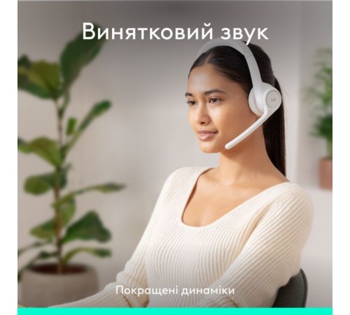 Навушники Logitech Zone 300 Bluetooth Off-White (981-001417) Навушники Logitech Zone 300 Bluetooth Off-White (981-001417)