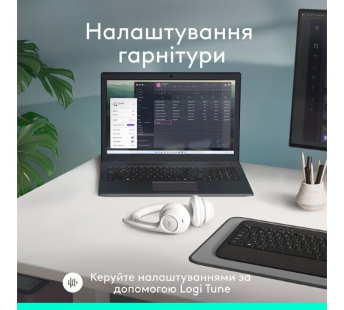 Навушники Logitech Zone 300 Bluetooth Off-White (981-001417) Навушники Logitech Zone 300 Bluetooth Off-White (981-001417)