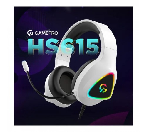 Наушники GamePro HS615 RGB White (HS615) Наушники GamePro HS615 RGB White (HS615)