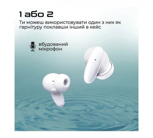 Навушники Promate Lush White (lush.white) Навушники Promate Lush White (lush.white)