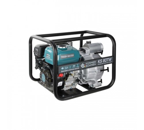 Мотопомпа Konner&Sohnen KS 80TW для брудної води, 7.0к.с, 1100л/хв, 35кг (KS80TW) Мотопомпа Konner&Sohnen KS 80TW для брудної води, 7.0к.с, 1100л/хв, 35кг (KS80TW)