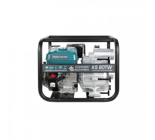 Мотопомпа Konner&Sohnen KS 80TW для брудної води, 7.0к.с, 1100л/хв, 35кг (KS80TW) Мотопомпа Konner&Sohnen KS 80TW для брудної води, 7.0к.с, 1100л/хв, 35кг (KS80TW)