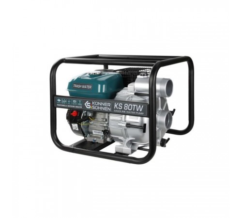 Мотопомпа Konner&Sohnen KS 80TW для брудної води, 7.0к.с, 1100л/хв, 35кг (KS80TW) Мотопомпа Konner&Sohnen KS 80TW для брудної води, 7.0к.с, 1100л/хв, 35кг (KS80TW)
