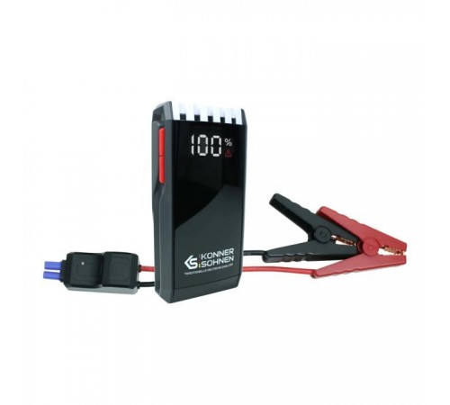 Пуско зарядний пристрій Konner&Sohnen портативний KS JS-1400, 18000mAh, струм 700А/пік 1400А, 0.95кг (KSJS-1400) Пуско зарядний пристрій Konner&Sohnen портативний KS JS-1400, 18000mAh, струм 700А/пік 1400А, 0.95кг (KSJS-1400)