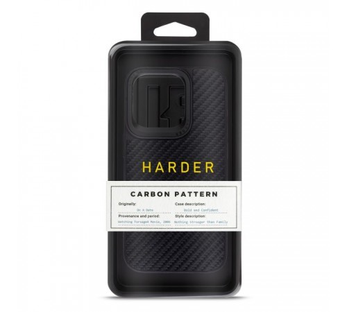 Чехол для мобильного телефона Harder Carbon Pattern Apple iPhone 15 Pro Black (ARM76777) Чехол для мобильного телефона Harder Carbon Pattern Apple iPhone 15 Pro Black (ARM76777)