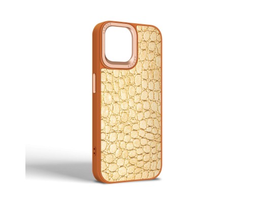 Чехол для мобильного телефона Harder Crocosaur Apple iPhone 15 Beige (ARM76697)