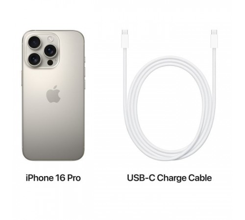 Мобильный телефон Apple iPhone 16 Pro 128GB Natural Titanium (MYNG3) Мобильный телефон Apple iPhone 16 Pro 128GB Natural Titanium (MYNG3)