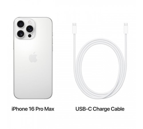 Мобильный телефон Apple iPhone 16 Pro Max 512GB White Titanium (MYX13) Мобильный телефон Apple iPhone 16 Pro Max 512GB White Titanium (MYX13)