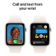 Смарт-годинник Apple Watch SE 2024 GPS 40mm Starlight Aluminium Case with Starlight Sport Band - M/L (MXEG3QH/A)