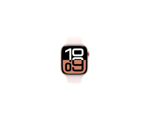 Смарт-годинник Apple Watch Series 10 GPS 46mm Rose Gold Aluminium Case with Light Blush Sport Band - S/M (MWWT3QH/A)