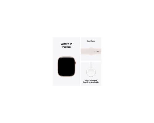 Смарт-годинник Apple Watch Series 10 GPS 46mm Rose Gold Aluminium Case with Light Blush Sport Band - S/M (MWWT3QH/A)