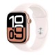 Смарт-часы Apple Watch Series 10 GPS 46mm Rose Gold Aluminium Case with Light Blush Sport Band - M/L (MWWU3QH/A)