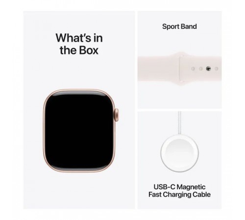 Смарт-часы Apple Watch Series 10 GPS 46mm Rose Gold Aluminium Case with Light Blush Sport Band - M/L (MWWU3QH/A) Смарт-часы Apple Watch Series 10 GPS 46mm Rose Gold Aluminium Case with Light Blush Sport Band - M/L (MWWU3QH/A)