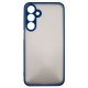 Чехол для мобильного телефона Dengos Samsung Galaxy M35 5G Matte + glass Blue (DG-KM-108)