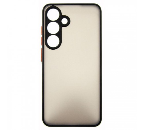 Чохол до мобільного телефона Dengos Samsung Galaxy S24 Matte + glass Black (DG-KM-109) Чохол до мобільного телефона Dengos Samsung Galaxy S24 Matte + glass Black (DG-KM-109)
