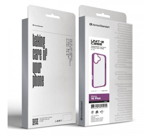 Чохол до мобільного телефона Armorstandart UNIT2 Apple iPhone 16 Plus Violet (ARM78754) Чохол до мобільного телефона Armorstandart UNIT2 Apple iPhone 16 Plus Violet (ARM78754)