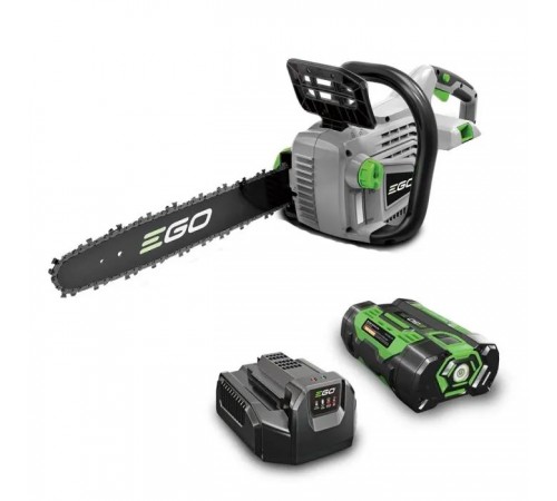Ланцюгова пила EGO CS1401E KIT, 56В, шина 35см, 52лан, 3/8P, 1,1мм, акум. 2,5Ah + ЗП (0410003027) Ланцюгова пила EGO CS1401E KIT, 56В, шина 35см, 52лан, 3/8P, 1,1мм, акум. 2,5Ah + ЗП (0410003027)