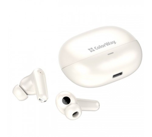 Наушники ColorWay Slim TWS-1 Earbuds Long Life Beige (CW-TWS1BE) Наушники ColorWay Slim TWS-1 Earbuds Long Life Beige (CW-TWS1BE)