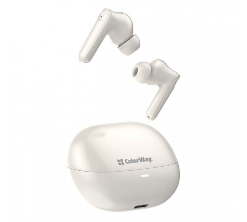 Наушники ColorWay Slim TWS-1 Earbuds Long Life Beige (CW-TWS1BE) Наушники ColorWay Slim TWS-1 Earbuds Long Life Beige (CW-TWS1BE)