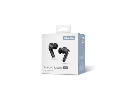 Навушники ColorWay Slim TWS-1 Earbuds Long Life Black (CW-TWS1BK1) Навушники ColorWay Slim TWS-1 Earbuds Long Life Black (CW-TWS1BK1)
