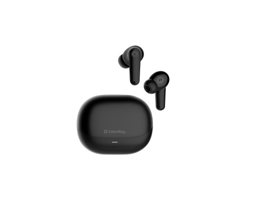 Навушники ColorWay Slim TWS-1 Earbuds Long Life Black (CW-TWS1BK1) Навушники ColorWay Slim TWS-1 Earbuds Long Life Black (CW-TWS1BK1)