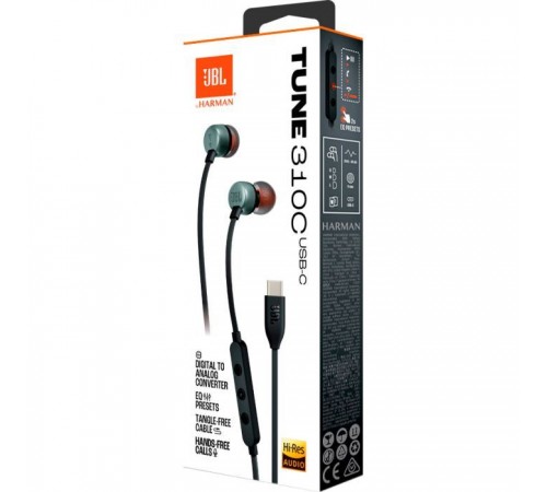 Наушники JBL Tune 310C USB-C Black (JBLT310CBLK) Наушники JBL Tune 310C USB-C Black (JBLT310CBLK)