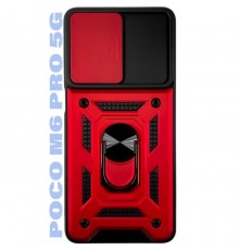 Чохол до мобільного телефона BeCover Military Poco M6 Pro 4G Red (710940)