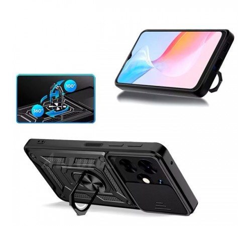 Чохол до мобільного телефона BeCover Military Tecno Spark 20 (KJ5n) Black (712168) Чохол до мобільного телефона BeCover Military Tecno Spark 20 (KJ5n) Black (712168)