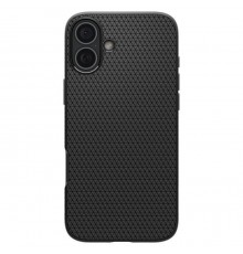 Чохол до мобільного телефона Spigen iPhone 16 Plus Liquid Air Matte Black (ACS08066)