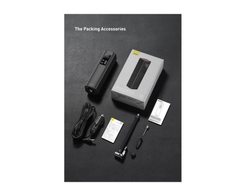 Автомобільний компресор Baseus Super Mini Inflator Pump Black (CRCQ000001) Автомобільний компресор Baseus Super Mini Inflator Pump Black (CRCQ000001)