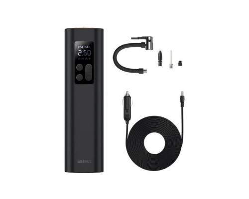 Автомобільний компресор Baseus Super Mini Inflator Pump Black (CRCQ000001) Автомобільний компресор Baseus Super Mini Inflator Pump Black (CRCQ000001)