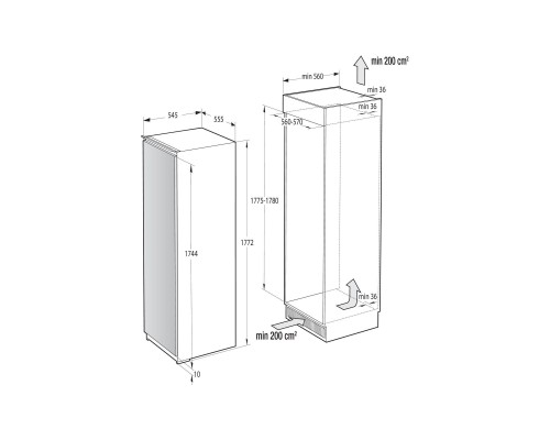 Холодильник Gorenje RI 518 EA1 (RI518EA1) Холодильник Gorenje RI 518 EA1 (RI518EA1)