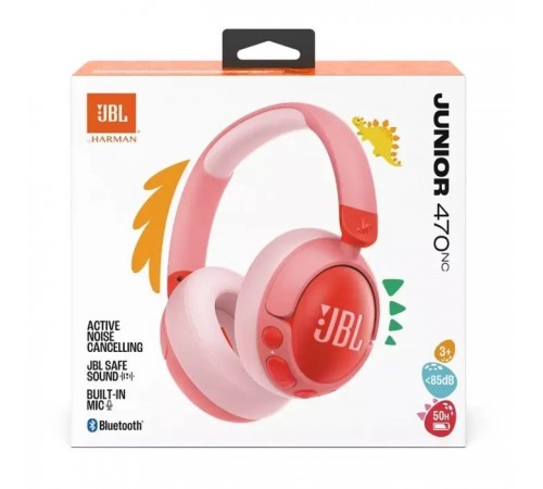 Наушники JBL JR 470 NC Pink (JBLJR470NCPIK) Наушники JBL JR 470 NC Pink (JBLJR470NCPIK)