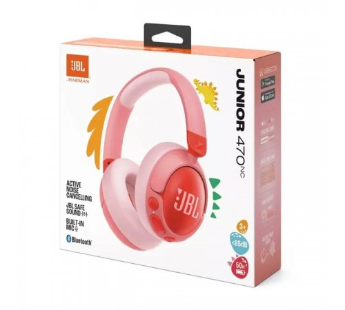 Наушники JBL JR 470 NC Pink (JBLJR470NCPIK) Наушники JBL JR 470 NC Pink (JBLJR470NCPIK)
