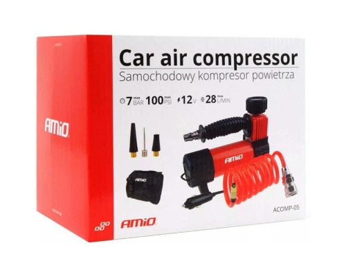 Автомобільний компресор AMiO HQ ACOMP-05 (02179) Автомобільний компресор AMiO HQ ACOMP-05 (02179)