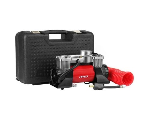Автомобільний компресор AMiO 12V HQ ACOMP-18 (02640) Автомобільний компресор AMiO 12V HQ ACOMP-18 (02640)